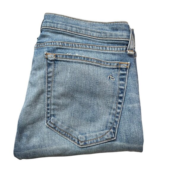 Rag & Bone jeans women's 26 US 2 medium wash the Dre slim boyfriend - Picture 8 of 8